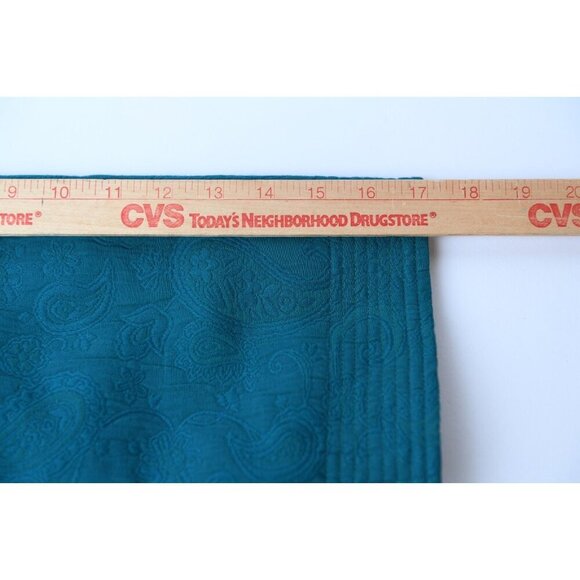 Laura Ashley Cropped Jacket 90s Vintage Women’s Sz Petite S in Teal - Picture 10 of 14